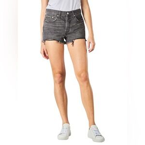 Universal Thread Black Jean Shorts Distressed Cut-Off
